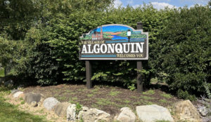 Algonquin Welcome Sign on IL 31 09/06/2023